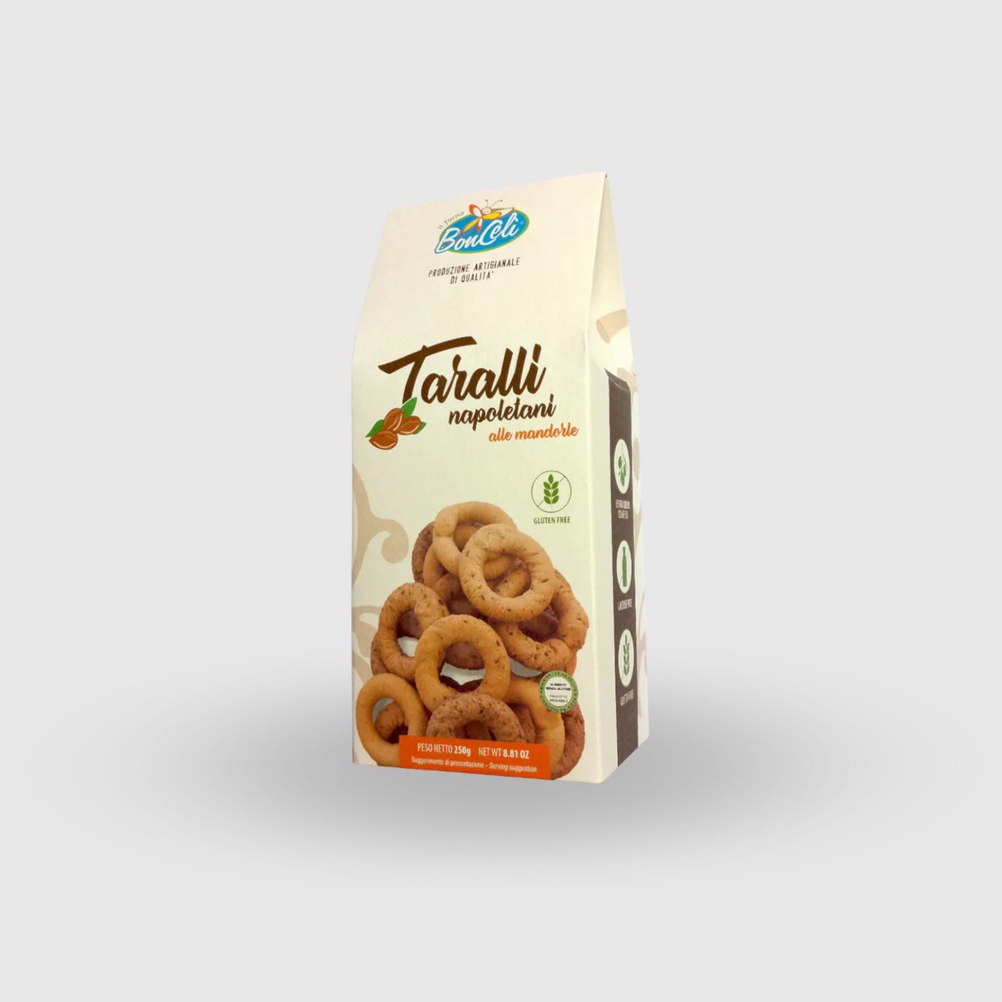 Taralli alle Mandorle Senza Glutine 250g