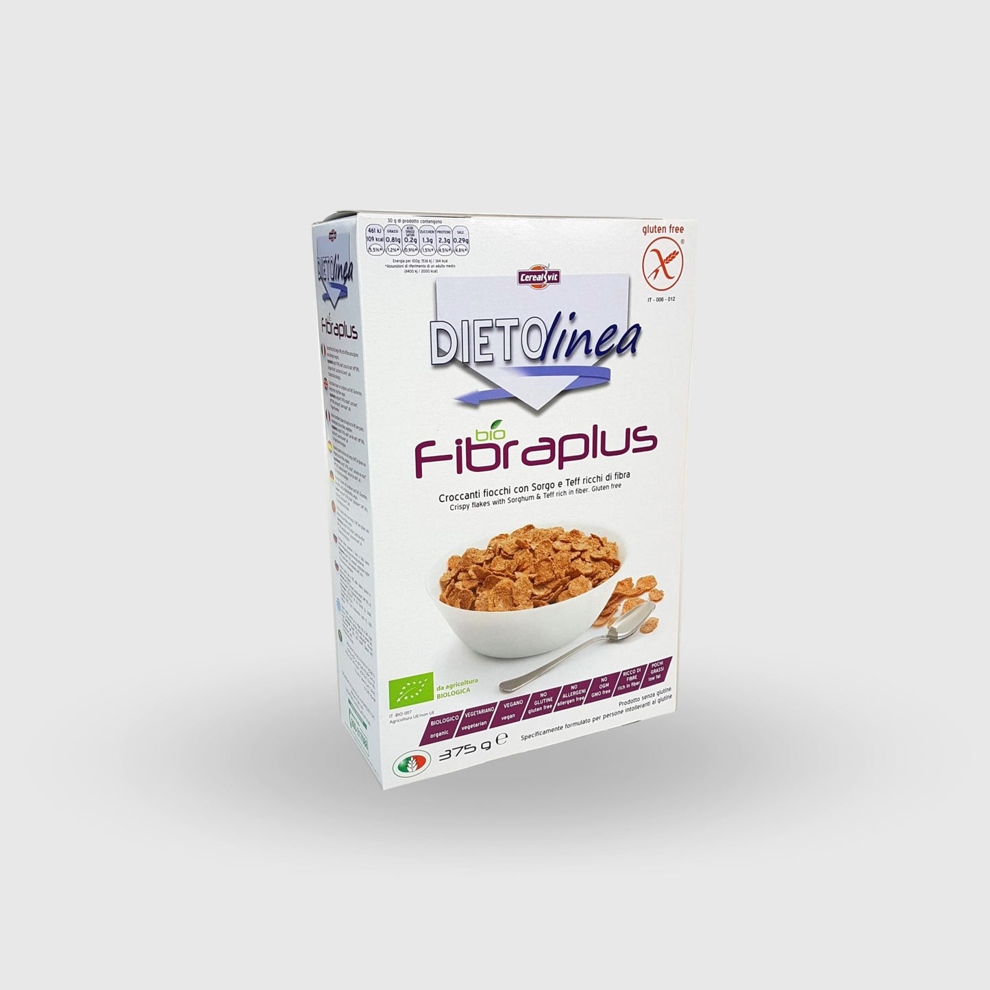 Cerealvit Cereals Bio Fibra Plus Gluten Free 375g