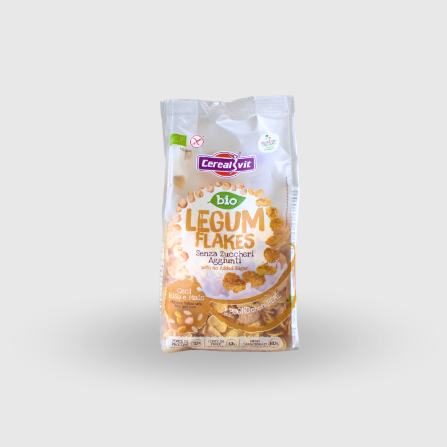 Cerealvit Legum Flakes Bio Ceci Mais e Riso 200g