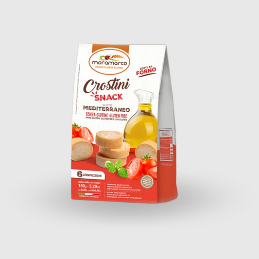 Crostini Snack Mediterranean Vegan and Gluten Free 150G (6X25G)