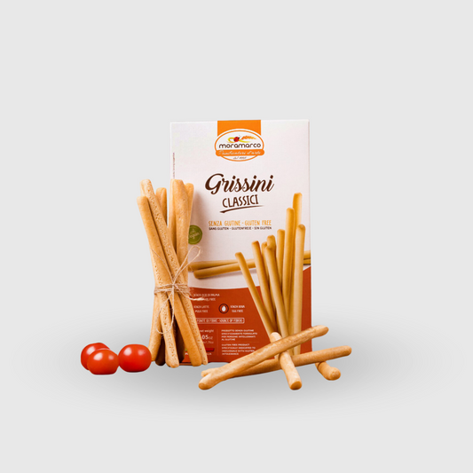 Gressins classiques à l'huile d'olive extra vierge végétaliens et sans gluten 200 g (4 x 50 g)