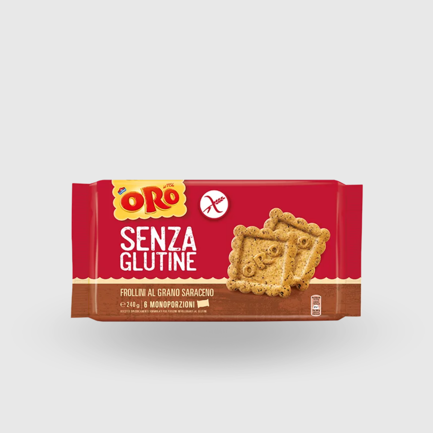 Oro Saiwa Biscotti senza glutine al grano saraceno 240g